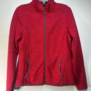 Eddie Bauer Women's Red Fleece Jacket